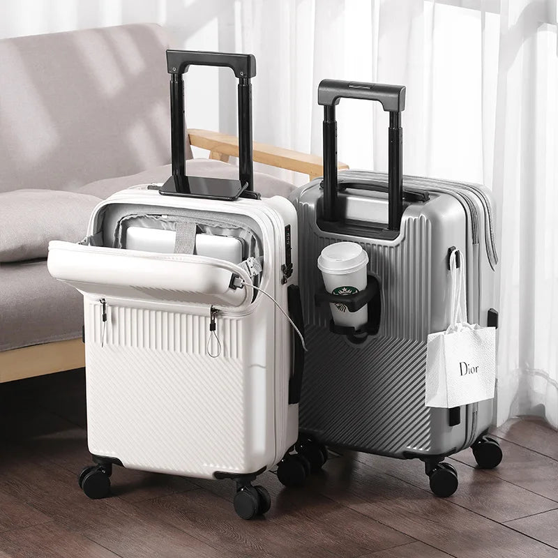 Front Opening Rolling Luggage
